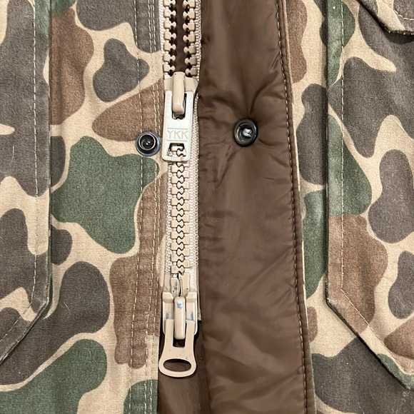 Vintage Woolrich Camo Men's Hunting Zipper Jacket Large USA - Picture 6 of 8